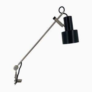 Lampada da scrivania modello 256 con morsetto di Tito Agnoli per Oluce, anni '50