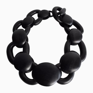Large Black Acacia Necklace by F. Monies & G. Jensen, 2000s