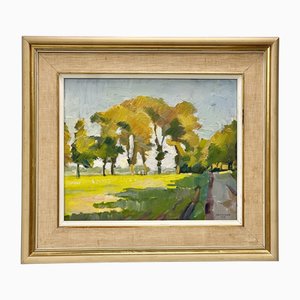 Christenson, Untitled, 1950s, Oil Painting on Panel