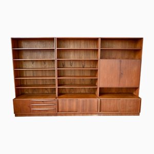 Librería vintage de teca de Heinrich Riestenpatt, años 60