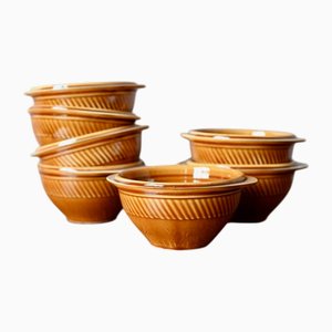 Ear Bowls from Sarreguemines, 1970s, Set of 7