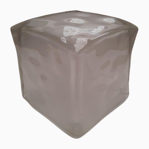 Vintage Ice Cube Glass Iviken Table Lamp from Ikea, 1990s