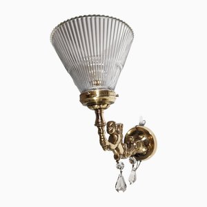 Spanische Vintage Wandleuchte aus Bronze, 1950er