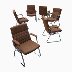 Vintage Conference Chairs from Drabert, 1970s, Set of 6