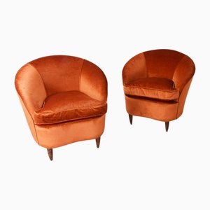 Home and Garden Armchairs by Gio Ponti, 1950s, Set of 2