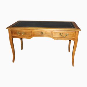 Louis XV Style Flat Desk in Walnut, 19th Century