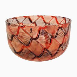 Vaso in vetro di Murano di James Carpenter per Venini, 1981