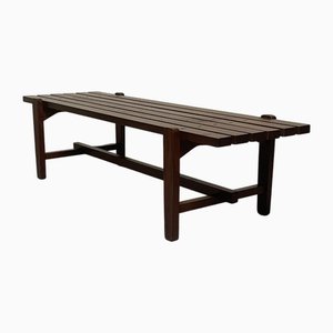 Vintage Danish Teak Bench, 1960s