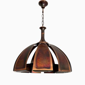 Pendente in rame nello stile di Werner Schou, Ex Jugoslavia, anni '60