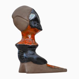 Ceramic Toucan Figurine from Upsala Ekeby, Sweden, 1964