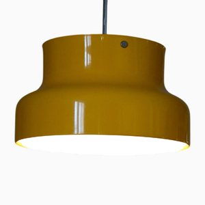Gelbe Bumling Deckenlampe von Anders Pehrson für Ateljé Lyktan, 1960er