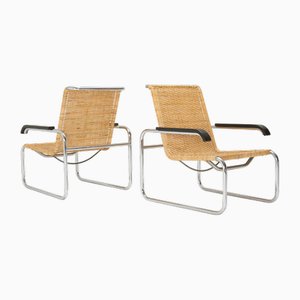 Butacas B35 de Marcel Breuer para Thonet, años 70. Juego de 2