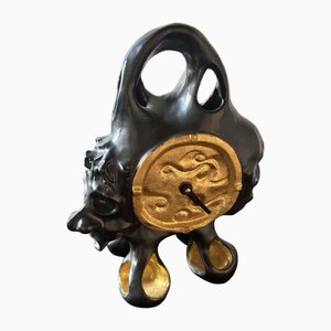 Ceramic Clock by Elizabeth Garouste, 2000s