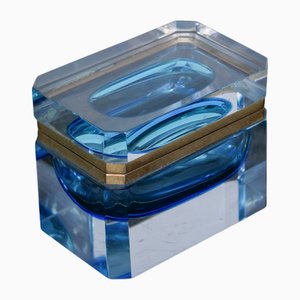 Submerged Murano Glass Box by Alessandro Mandruzzato, 1960s