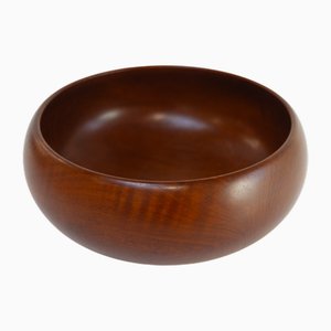 Moderne Dänische Mid-Century Teak Schale von Kay Bojesen, 1950er