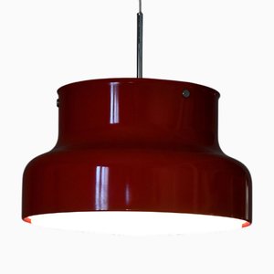 Red Bumling Pendant Lamp by Anders Pehrson for Ateljé Lyktan, 1960s