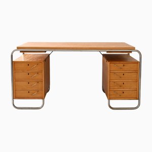 Bureau Scandinave en Bouleau et Acier de Mücke & Melder, 1930s
