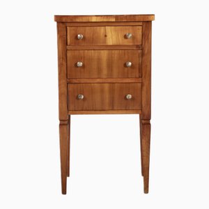Small Antique Bedside Table in Cherrywood, 1800
