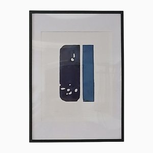 Pierre Soulages, After Etching XXX, 1974, Print, Framed