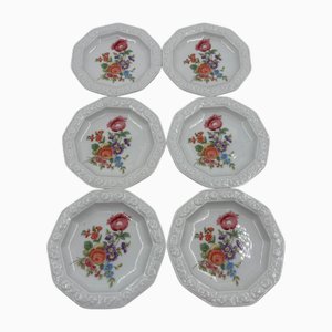 Kleine Rose Cookie Teller von Rosenthal, 1960er, 5 . Set