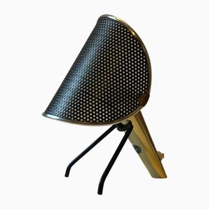 Scandinavian Brass Grasshopper Table Lamp by Ernest Igl for Falkenbergs Belysning, Sweden, 1950s