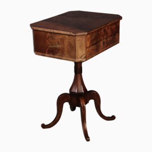 Antique Victorian Sewing Table in Mahogany, 1800s