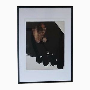 Pierre Soulages, After Peinture 1 giugno 1964, Stampa, Incorniciato