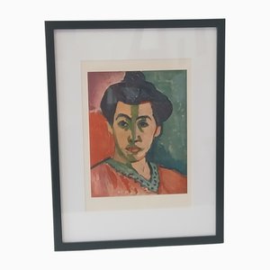 Henri Matisse, After The Woman with a Green Stripe, 1955, Lithographie, gerahmt