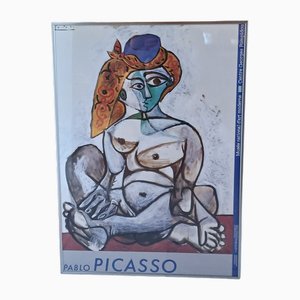 Poster della donna con un berretto turco di Pablo Picasso, Centre Pompidou, Parigi, 1987