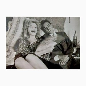 Sergio Strizzi, Alain Delon and Monica Vitti, 1973, Photographic Print