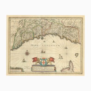 Karte von Ligurien, 17. Jh.