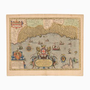 Karte von Ligurien, 17. Jh.