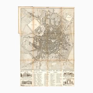 Plan von Mailand, Anfang 19. Jh.