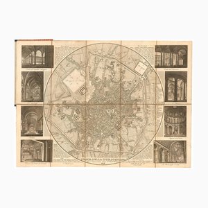 Touristische Karte von Mailand mit Innenvignetten