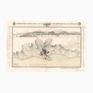 Großer Plan und Prospekt von San Remo