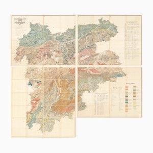Geologische Karte des Herzogtums Tirol