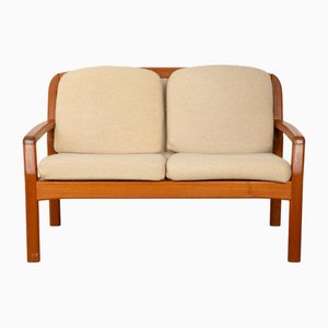 Canapé 2 Places en Bois et Tissu de Dyrlund