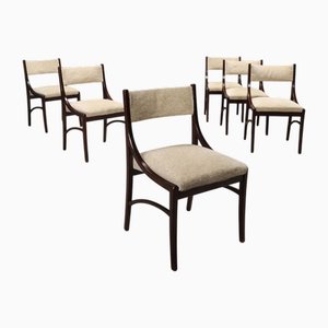 Sillas vintage de haya pintada, años 60