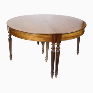 Tavolo da pranzo antico in mogano, fine XIX secolo