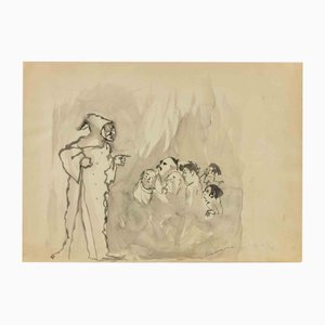 Mino Maccari, Dante in Hell, 1950s