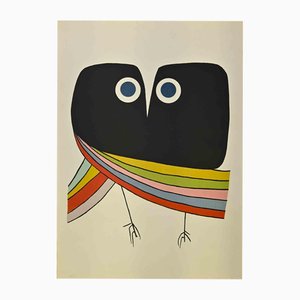 Roberto Crippa, Owl, Lithograph