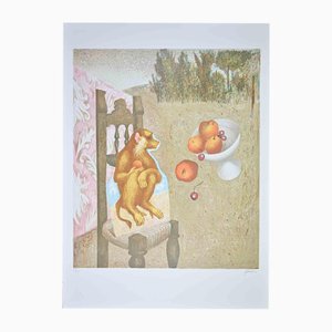 Enrico Benaglia, La scimmia, 1990, Litografia