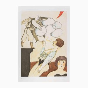 Alberto Gallerati, The Smoke Bubbles, 1980er, Radierung