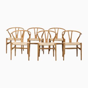 CH24 Wishbone Chairs von Hans J. Wegner für Carl Hansen & Søn, 2er Set
