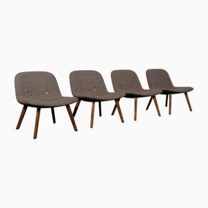 Eye Lounge Chairs by Johannes Foersom & Peter Hjorth-Lorentzen for Erik Jørgensen, 2000s, Set of 4