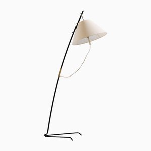 Stehlampe aus Metall von JT Kalmar, 1950er