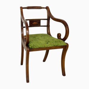 Sedia da scrivania vintage Regency, Regno Unito