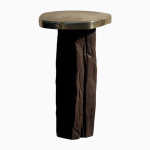 Tavo Side Table in Burned Oak by Eichkorn