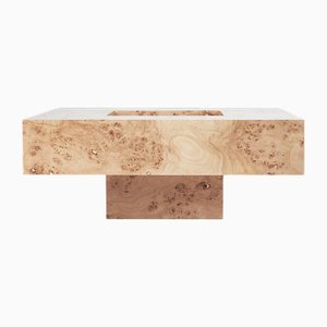 Poplar Burl Coffee Table by Petra Madalena
