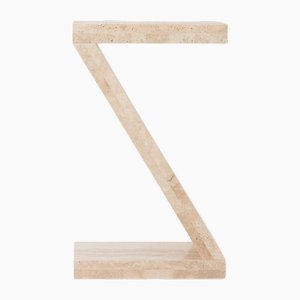 Travertine Side Table by Petra Madalena